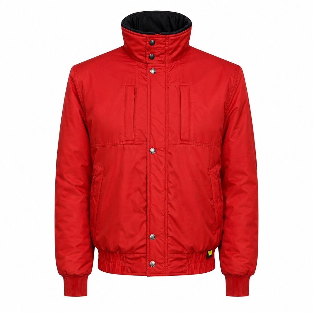 Vintage Obermeyer Sport Nathan Ski Jacket Red Black Insulated Men's XL 80s 90s‎